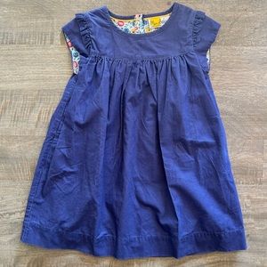 🆕 EUC Mini Boden Easy Everyday purple corduroy dress